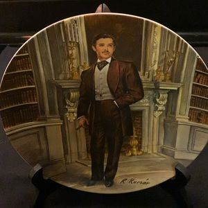 Rhett Butler gone with the wind collectors plate